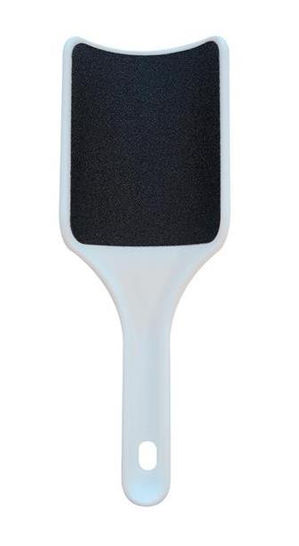 RASPADOR DE PEDICURA PLÁSTICO CURVO