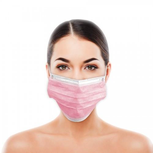 MASCARILLA DESECHABLE ROSA