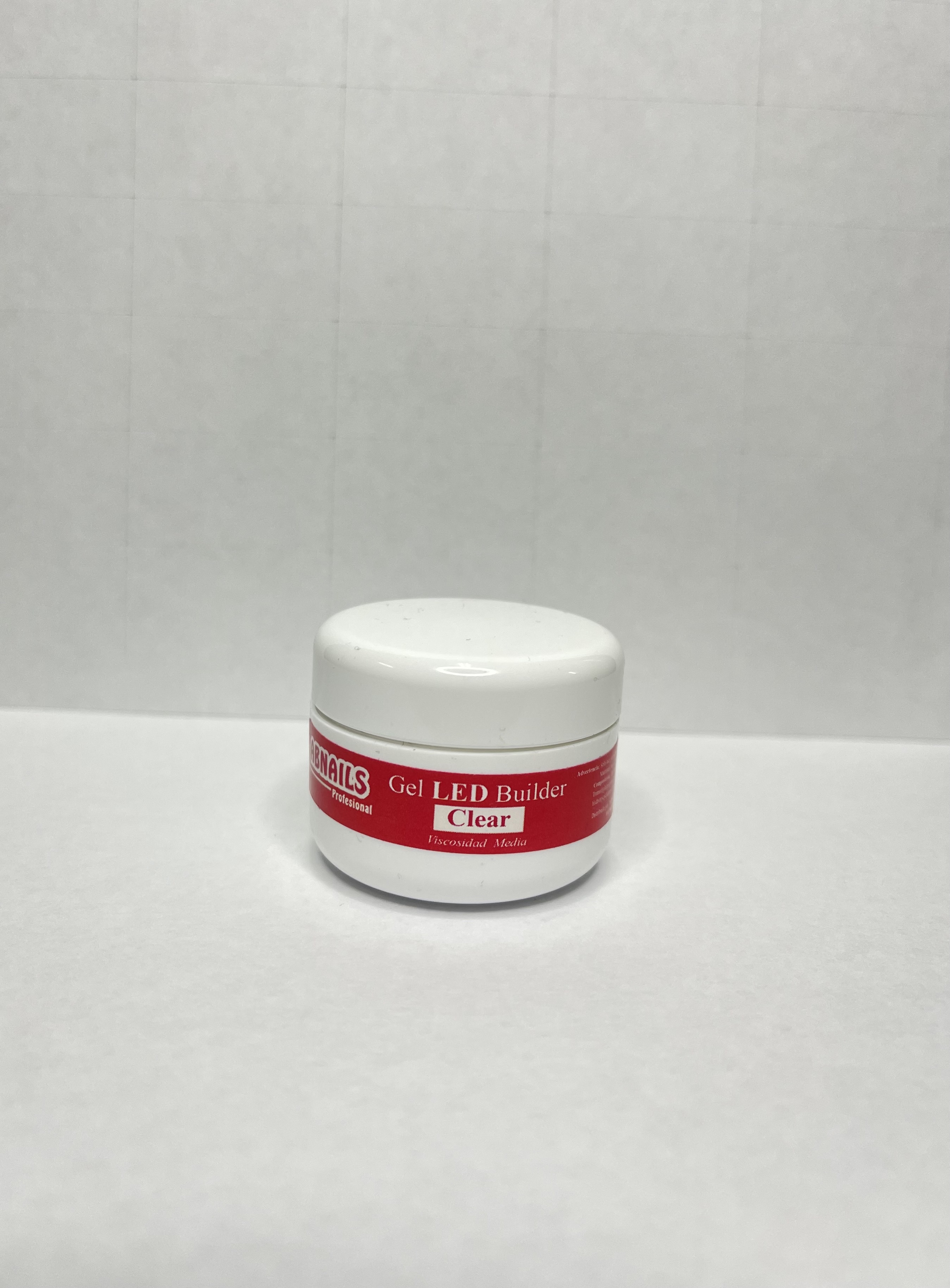 Gel Constructor CLEAR LED/UV 15ML VISCOSIDAD MEDIA