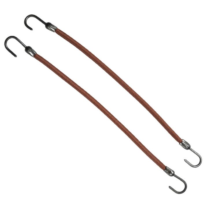 GOMAS CON GANCHOS MARRON