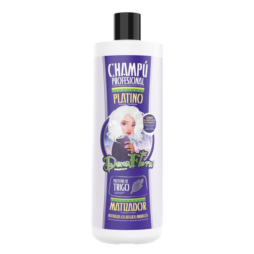 CHAMPU MATIZADOR PLATINO DONA FLORA