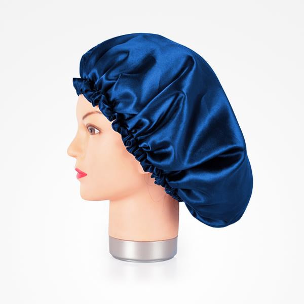GORRO SATÉN ANTI-FRIZZ AZUL 
